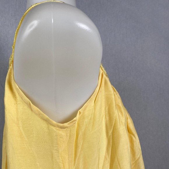 Wintersilks Yellow Country Nightgown, Medium - Picture 8 of 10